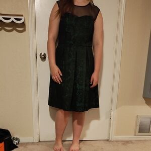 Beautiful deep green and black